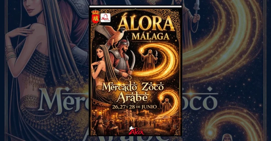 Mercado Árabe en Álora, Málaga | 26, 27 y 28 de Junio 2026 4 El Mercado Árabe en Álora o Mercado Zoco Árabe de Álora 2026, será los días 26, 27 y 28 de junio.