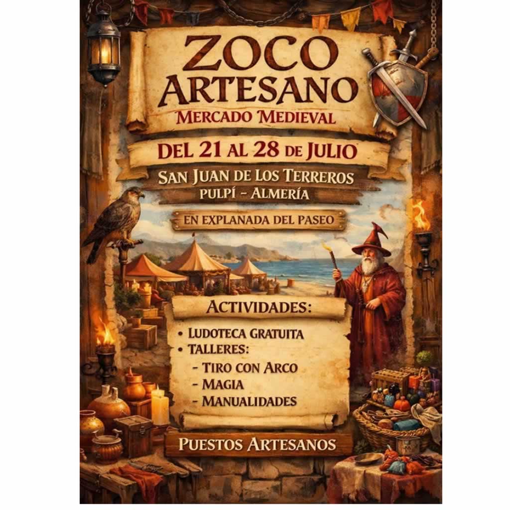 Destacado: Mercado Medieval y Zoco Artesano en San Juan de los Terreros 2026