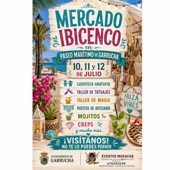 Mercado Ibicenco en Garrucha 2026, Almería 15 Destacamos : Mercado Ibicenco en Garrucha 2026, Almería