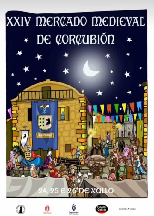 Mercado Medieval de Corcubión 2026 (La Coruña) 4 Cartel del Mercado Medieval de Corcubión 2026 (La Coruña)