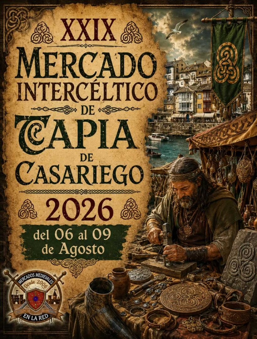 Cartel provisional XXIX MERCADO INTERCÉLTICO DE TAPIA DE CASARIEGO 2026