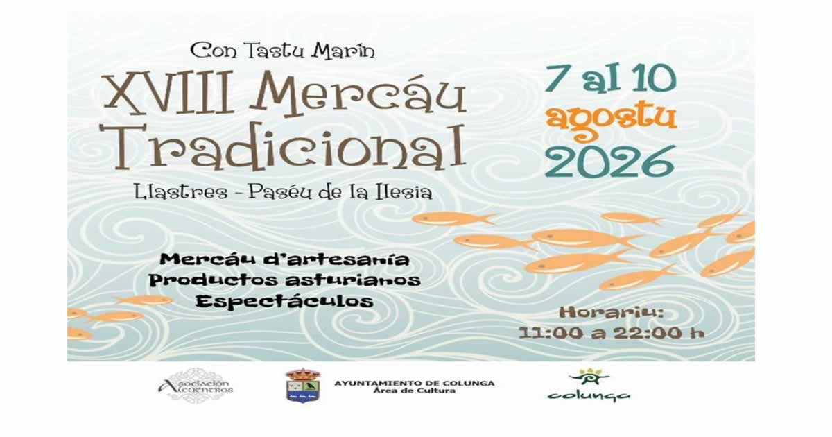 Imagen destacada: XVIII Mercáu tradicional de Llastres 2026 (Asturias)