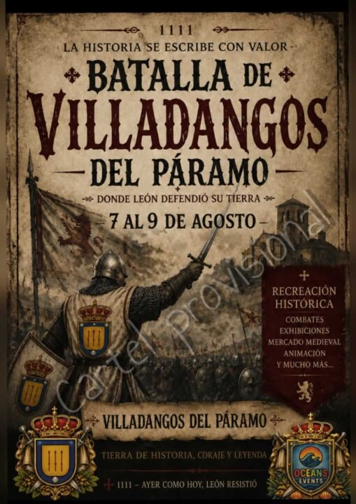 Cartel del Mercado medieval La Batalla de Villadangos del Páramo 2026