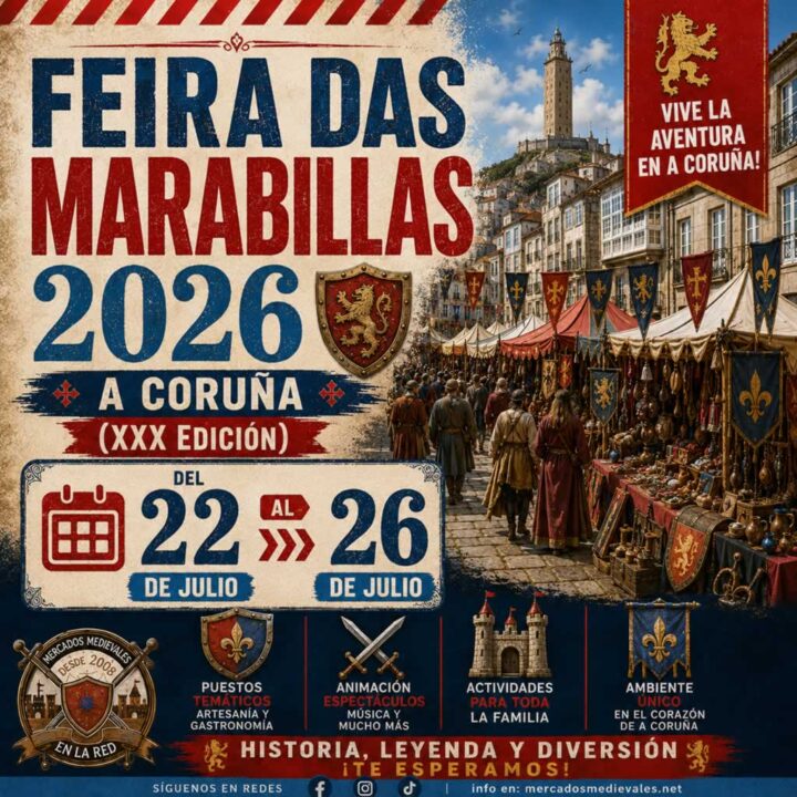 Destacamos: Feira das Marabillas 2026 – A Coruña (XXX Edición)