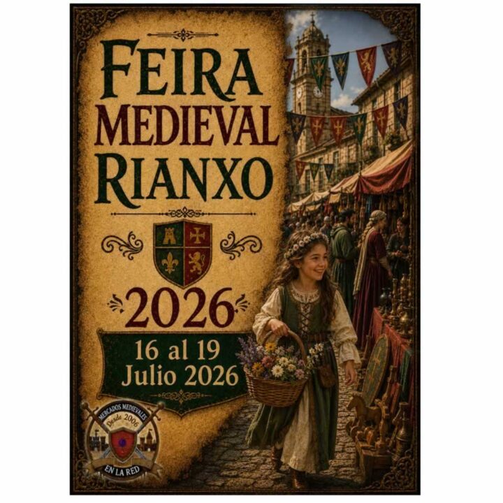 Mercado Medieval en Rianxo 2026 (La Coruña) 30 Destacado: Medieval en Rianxo 16 al 19 de Julio 2026