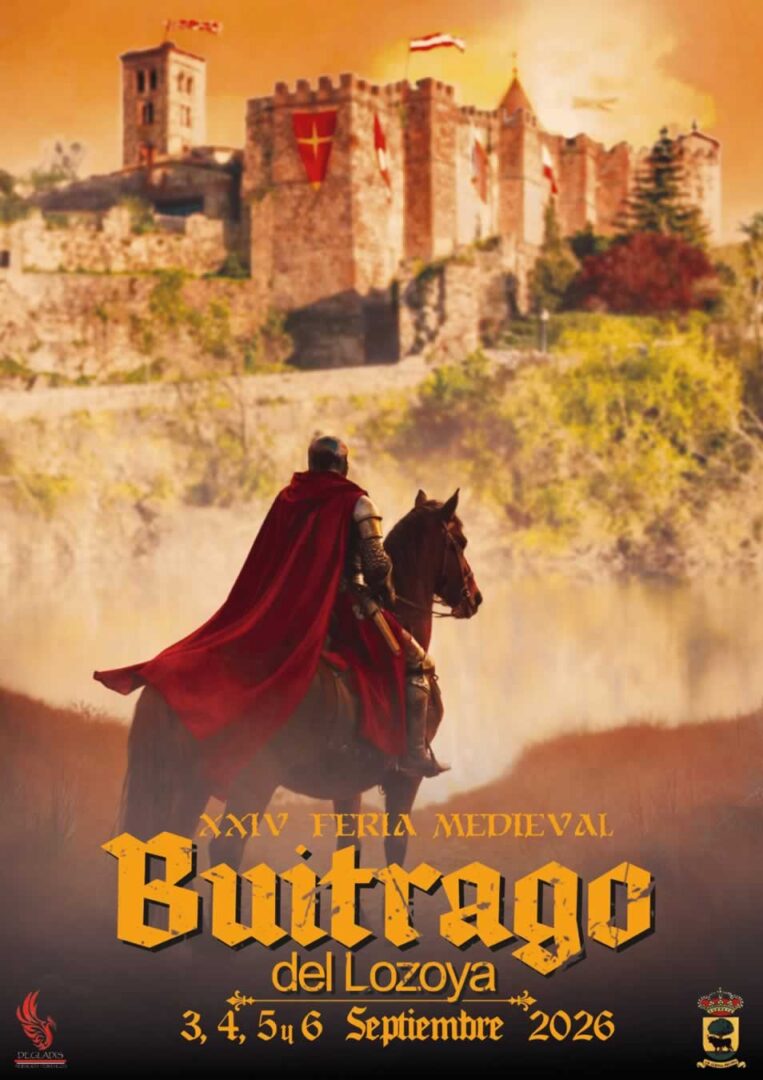 Cartel XXIV Feria Medieval en Buitrago de Lozoya 2026 (Madrid)