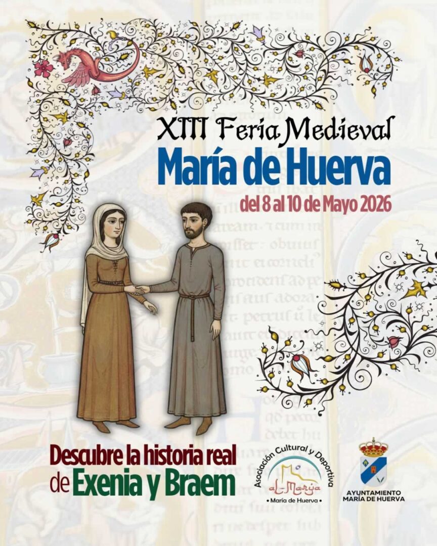 Cartel del XIII Jornadas Medievales de María de Huerva (Zaragoza)