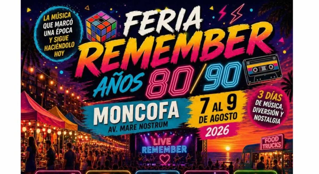 Feria Remember en Moncofa, Castellón años 80/90 - MmRED - kaoke, artesania, foodtrucks