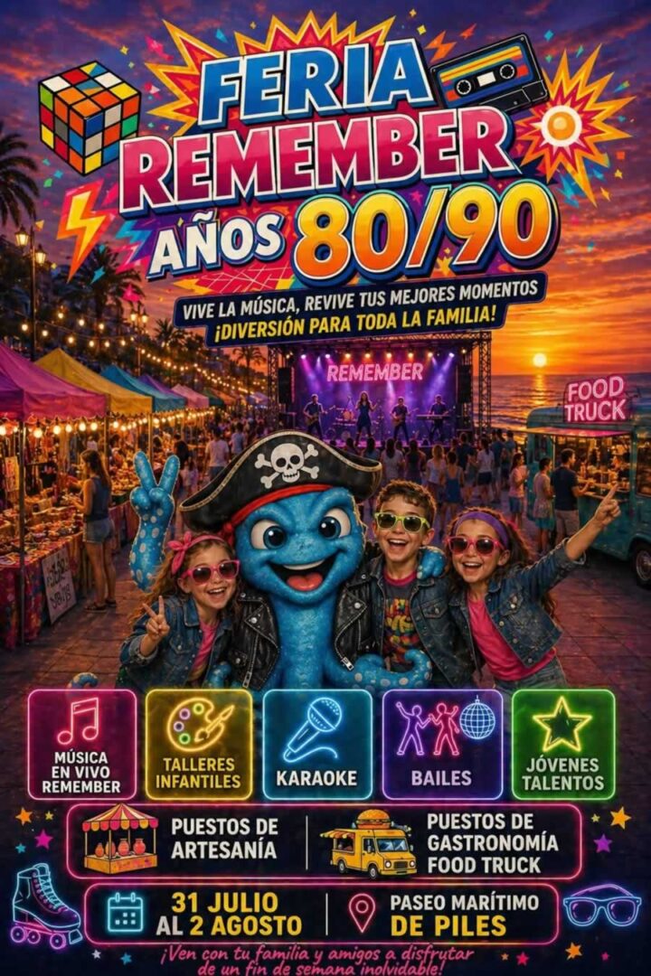 Feria Remember años 80/90 en Piles