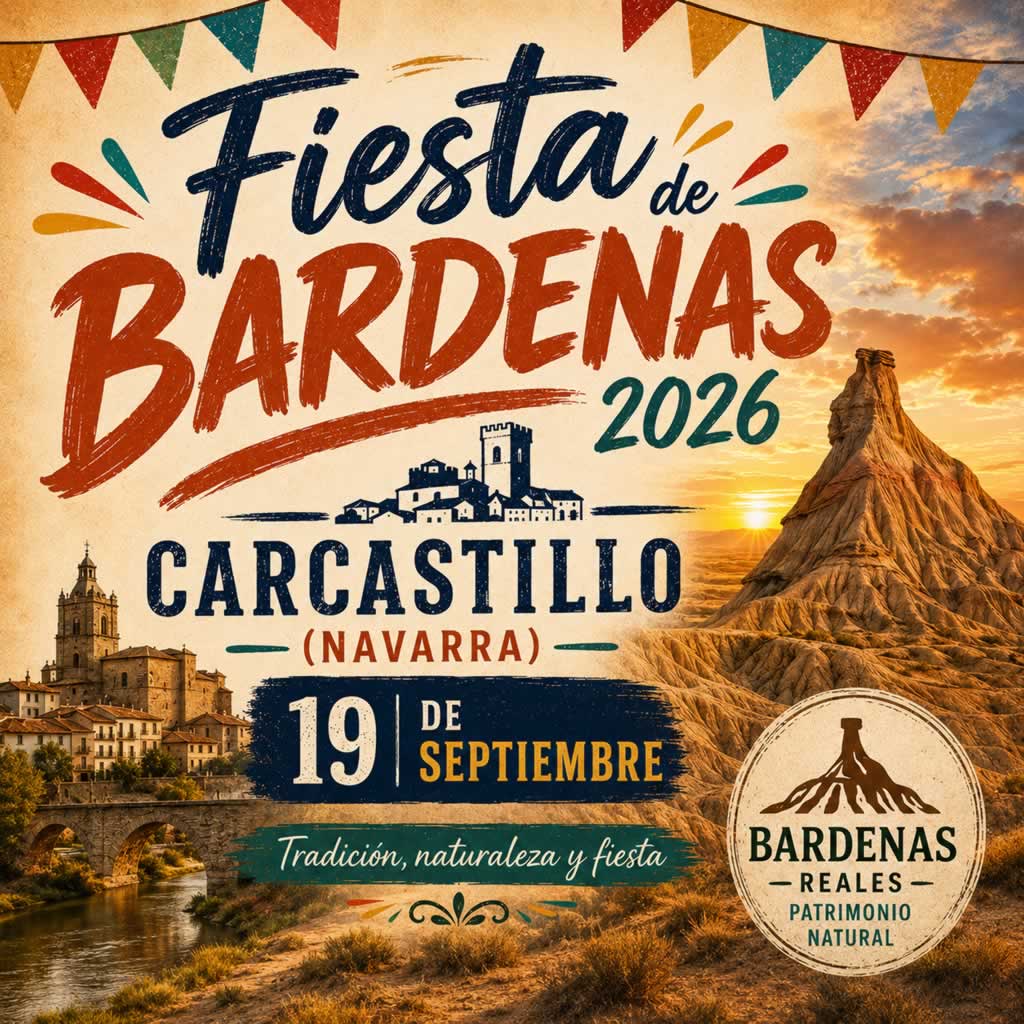 Destacada: Fiesta de Bardenas 2026 en Carcastillo (Navarra)