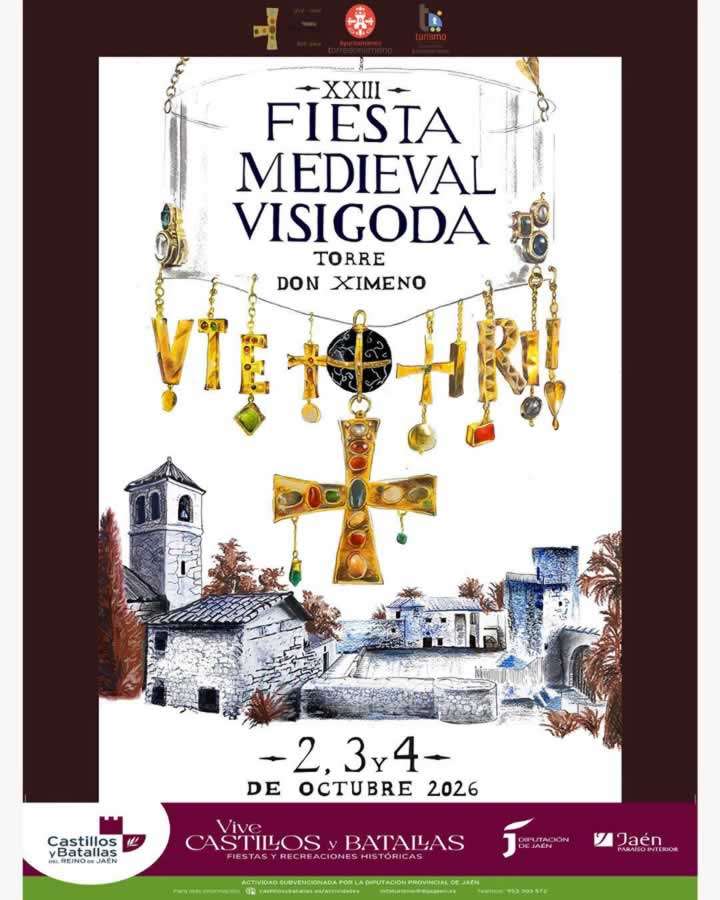 Programación Mercado visigodo en Torredonjimeno 2026 (Jaén) 4 fiesta medieval visigoda torredonjimeno 2026 cartel