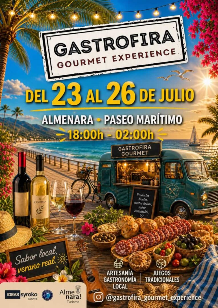 Cartel GASTROFIRA GOURMET EXPERIENCE ALMENARA