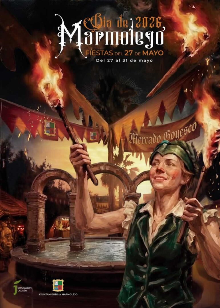 Cartel de Mercado goyesco de Marmolejo 2026 (Jaén) 