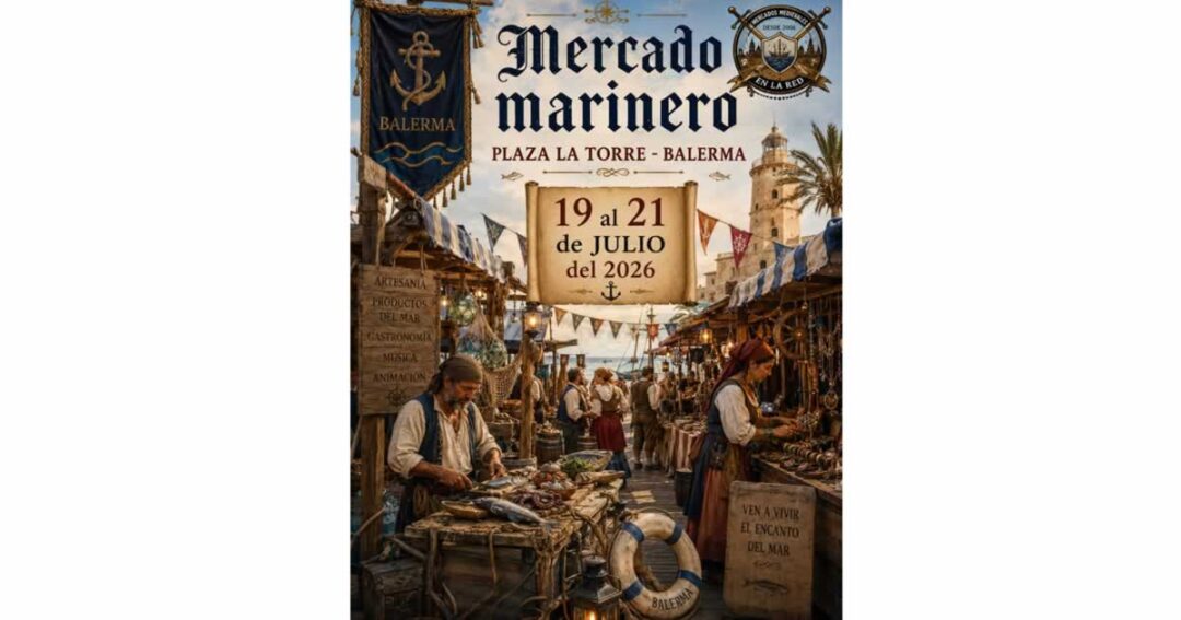 Mercado marinero plaza La Torre - Balerma 2026 (Almería)