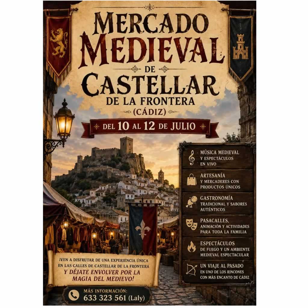 Destacado: Mercado Medieval de Castellar de la Frontera 2026 , Cádiz