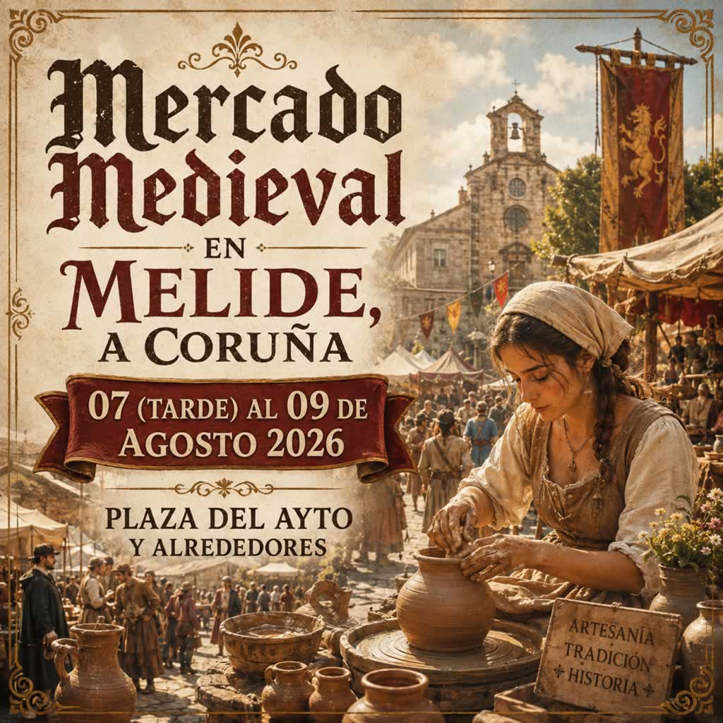 Mercado Medieval en Melide 2026 (La Coruña)