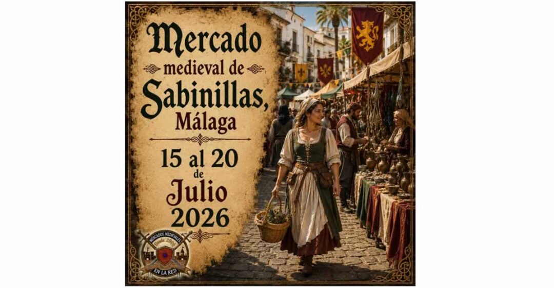 Mercado medieval de Sabinillas 2026 (Málaga) del 15 al 20 de Julio