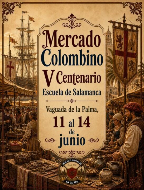 Mercado colombino de Salamanca 2026 . 11 AL 14 DE junio DEL 2026