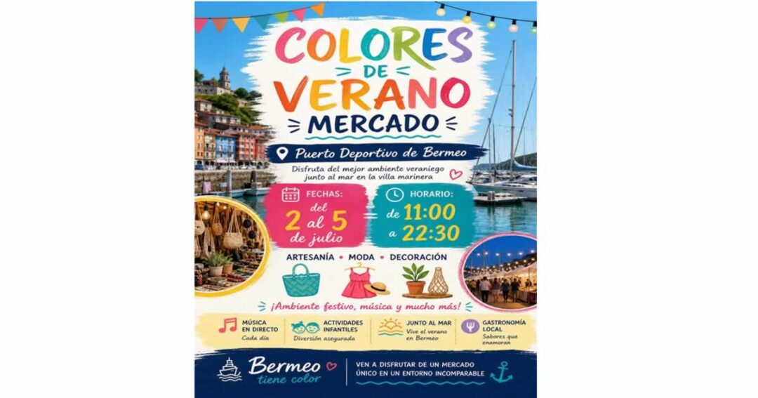 Mercado colores de verano de Bermeo 2026 (Vizcaya)