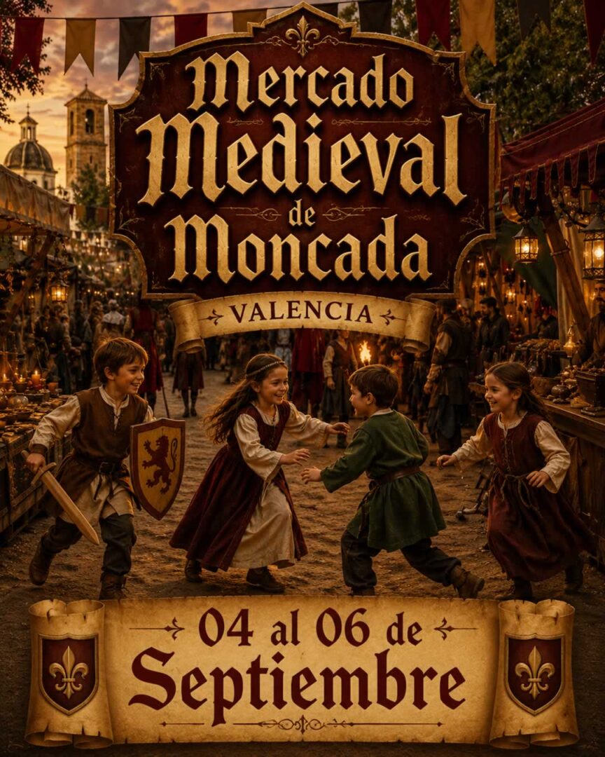 Mercado Medieval de Moncada 2026 (Valencia) organizado por La Fragua de Vulcano