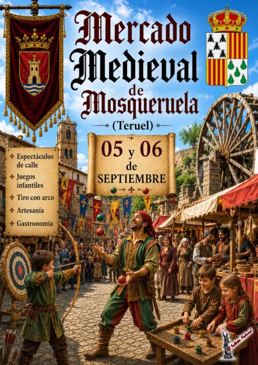 mercado medieval mosqueruela 2026 cartel 1350