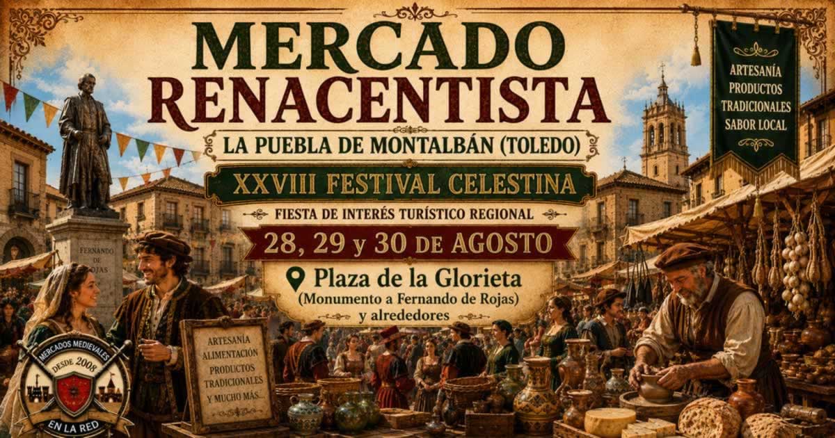 Imagen de referencia de Mercado Renacentista de La Puebla de Montalbán en Ajofrín