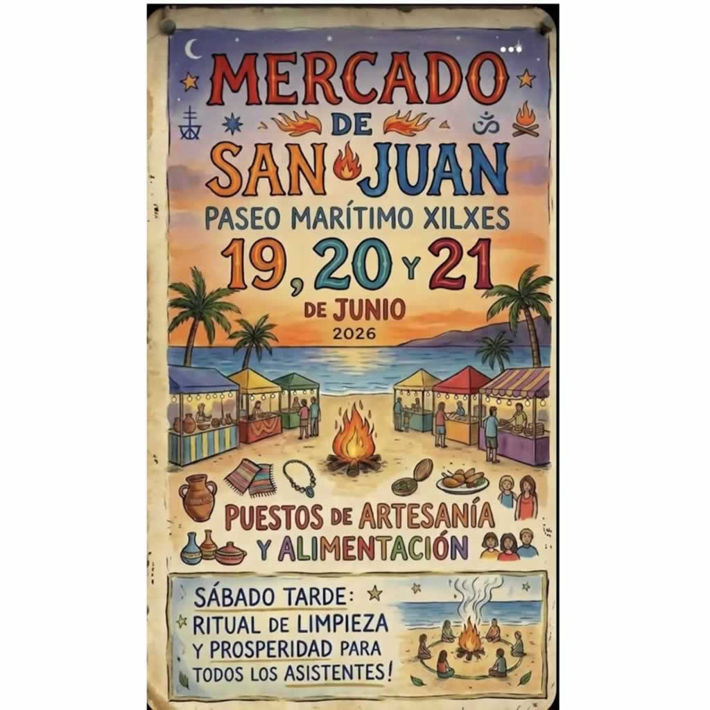 Próximo Mercado de San Juan en Chilches, Castellón por San Juan, 19, 20 y 21 de Junio