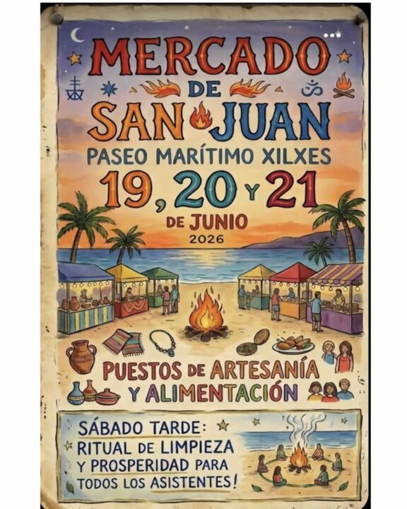 Mercado de San Juan en Chilches / Xilxes, Castellón 2026 🔥 Ruta del Verano 2026 - Cartel
