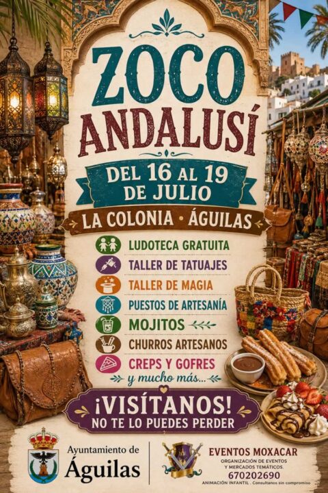 Cartel Mercado andalusí en Águilas 2026 (Murcia)