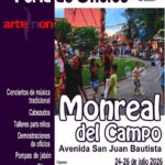 Cartel - Feria de Oficios Artemón 2026 en Monreal del Campo (Teruel)