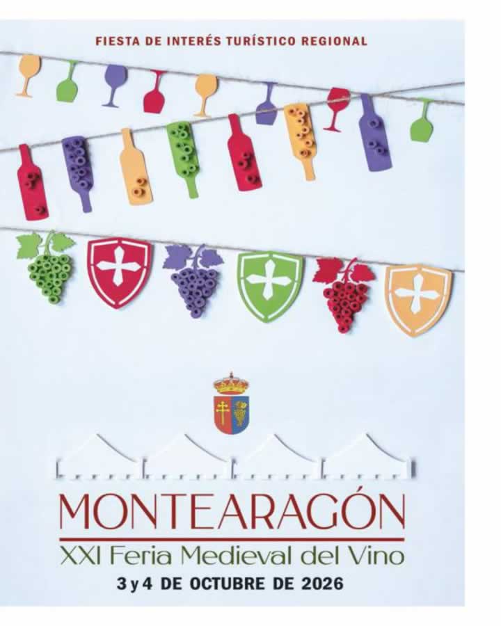 Programación de la XXI Feria Medieval del Vino de Montearagón 2026 4 feria medieval montearagon programa 2026 2