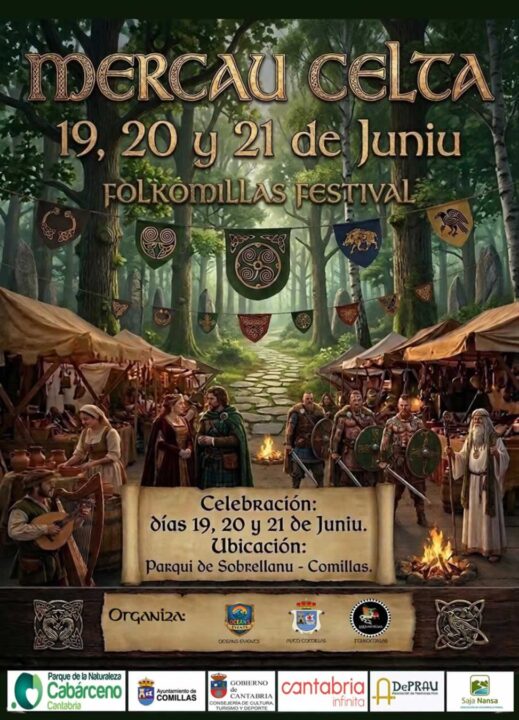 Mercau Celta Folkomillas 2026 (Cantabria) - Cartel
