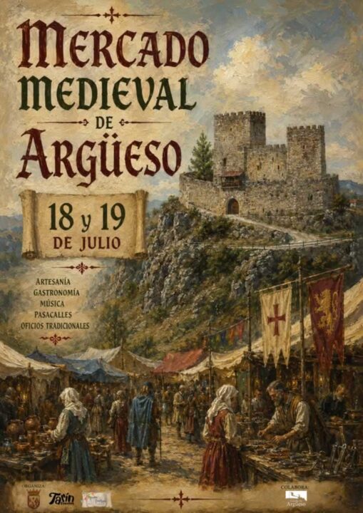 Cartel- Mercado Medieval de Argüeso 2026 (Cantabria)