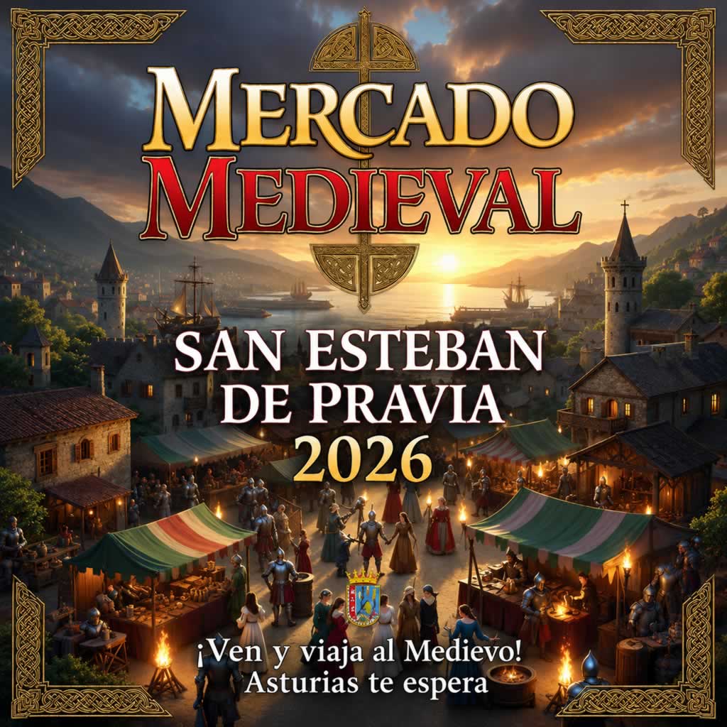 Mercado Medieval de San Esteban de Pravia 2026 (Asturias)