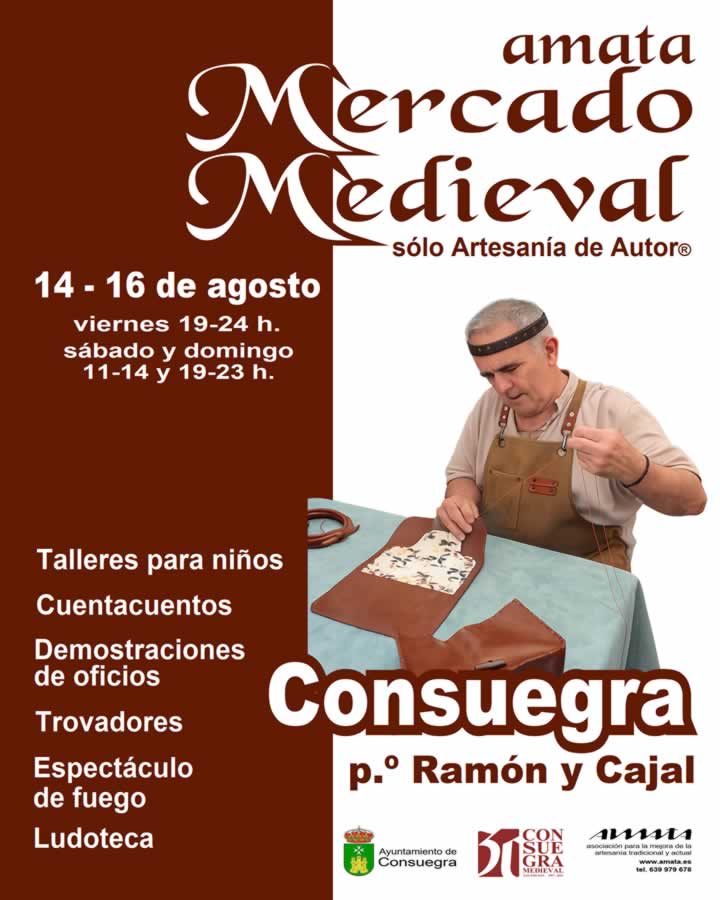 Mercado Medieval de Consuegra 2026: Artesanía de Autor® https://demercadosmedievales.info/mercadomedieval/medieval-de-consuegra/