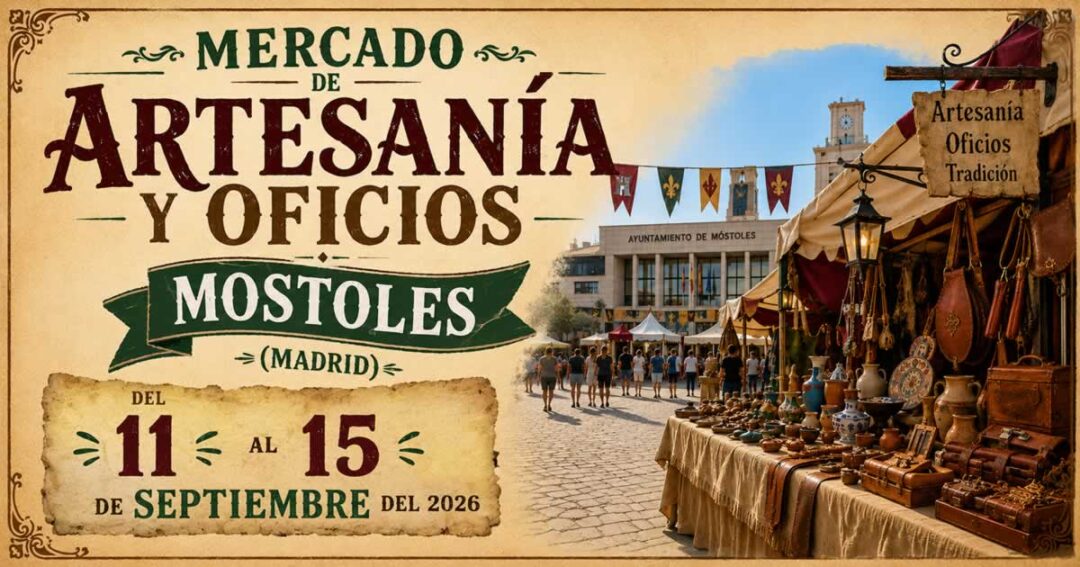 Mercado Artesanal de Móstoles 2026 (Madrid) 5 Mercado Artesanal de Móstoles 2026 (Madrid)