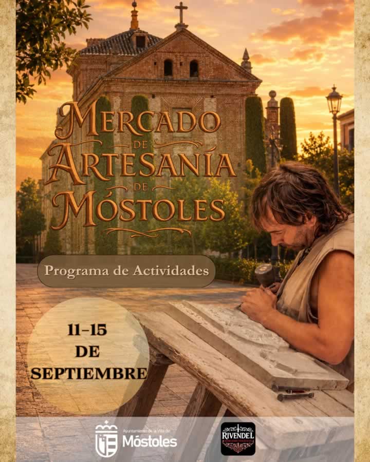 mercado-artesania-mostoles-cartel Mercado Artesanal de Móstoles 2026 (Madrid)