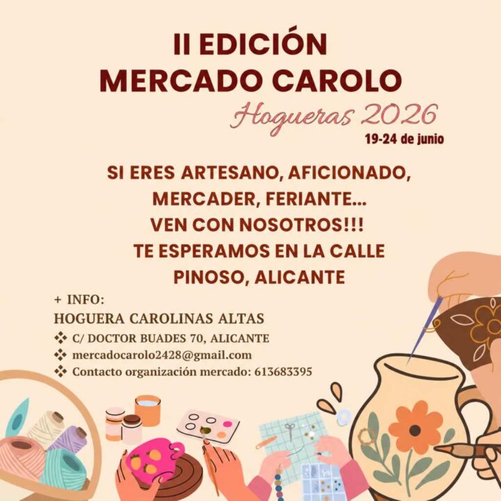 II Edición del Mercado Carolo - Hogueras 2026 1024