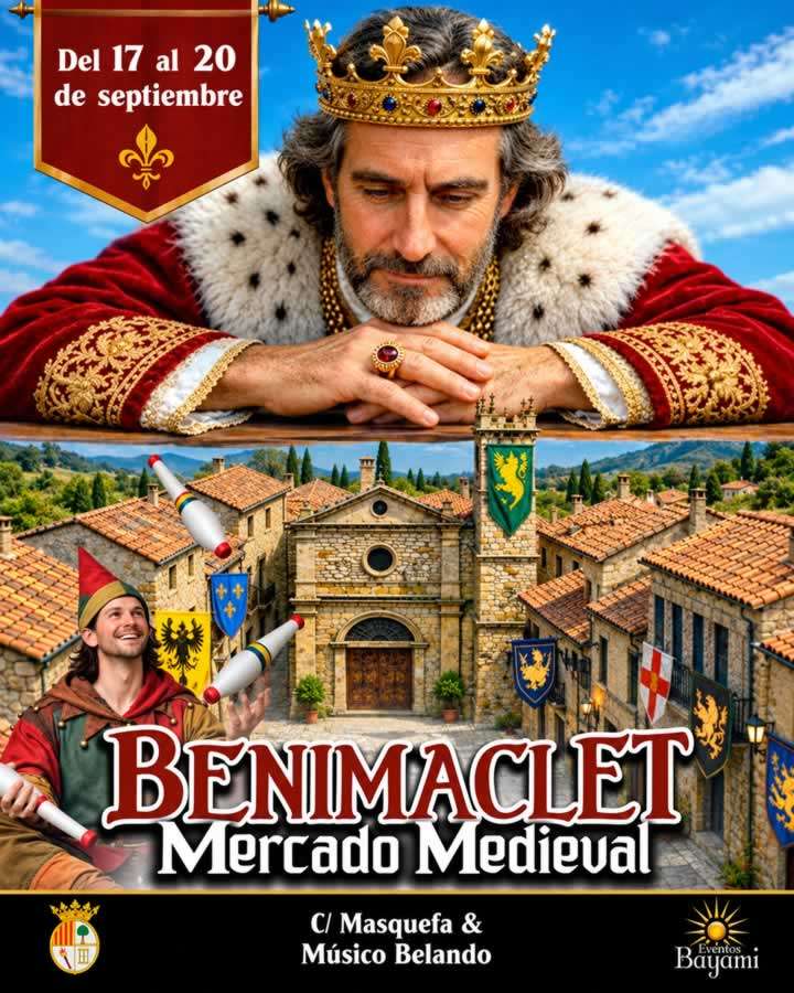 Programación del Mercado Medieval de Benimaclet (Valencia) 2026