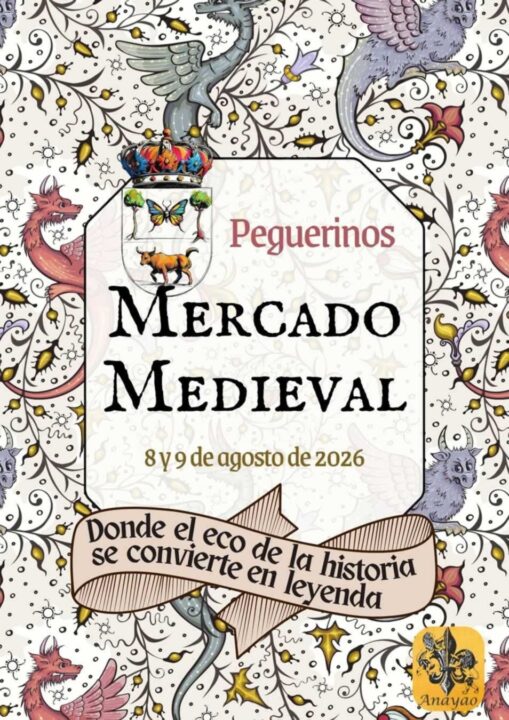 Mercado Medieval de Peguerinos 2026 (Ávila) 4 mercado medieval peguerinos agosto 2026 cartel
