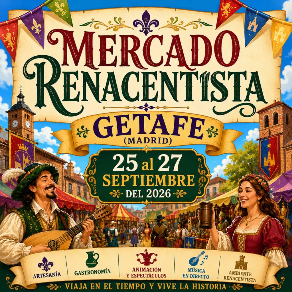 Mercado Renacentista de Getafe 2026 (Madrid)