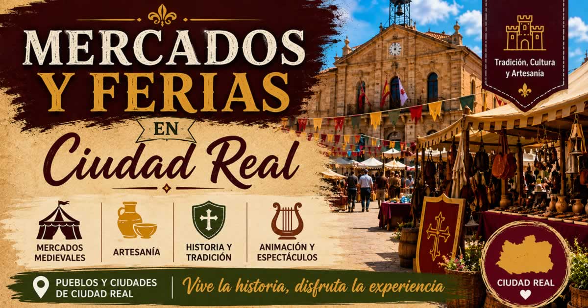 Medievales en Ciudad Real, Mercados y Ferias https://demercadosmedievales.info/medievales-en-ciudad-real/