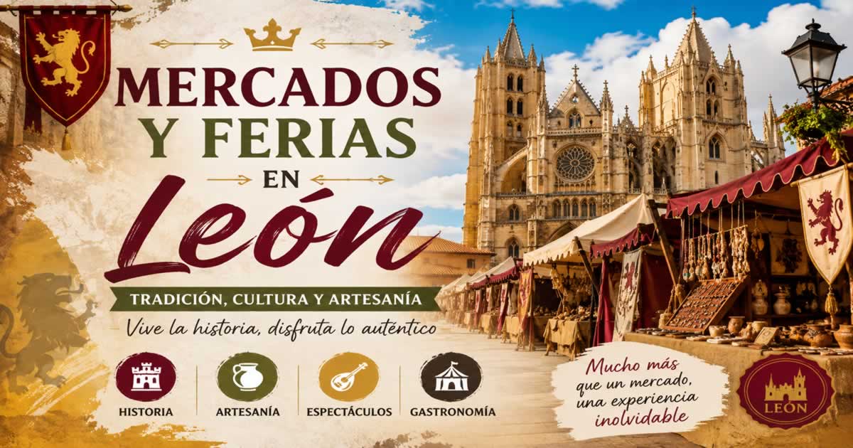 Medievales en León, mercados y ferias https://demercadosmedievales.info/medievales-en-leon/