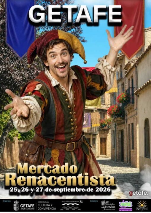 Cartel Mercado Renacentista de Getafe 2026 (Madrid)