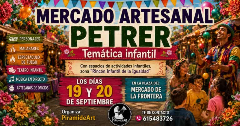 Mercado Artesanal de Petrer 2026 - Alicante