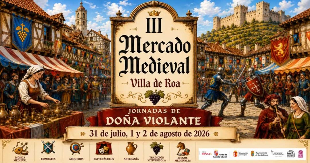 cartel mercado medieval Roa 1200