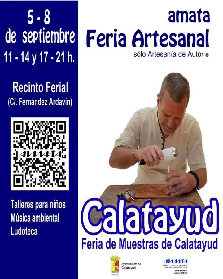 Programación : Feria de Artesanía de Autor de Calatayud 2026 - Zaragoza