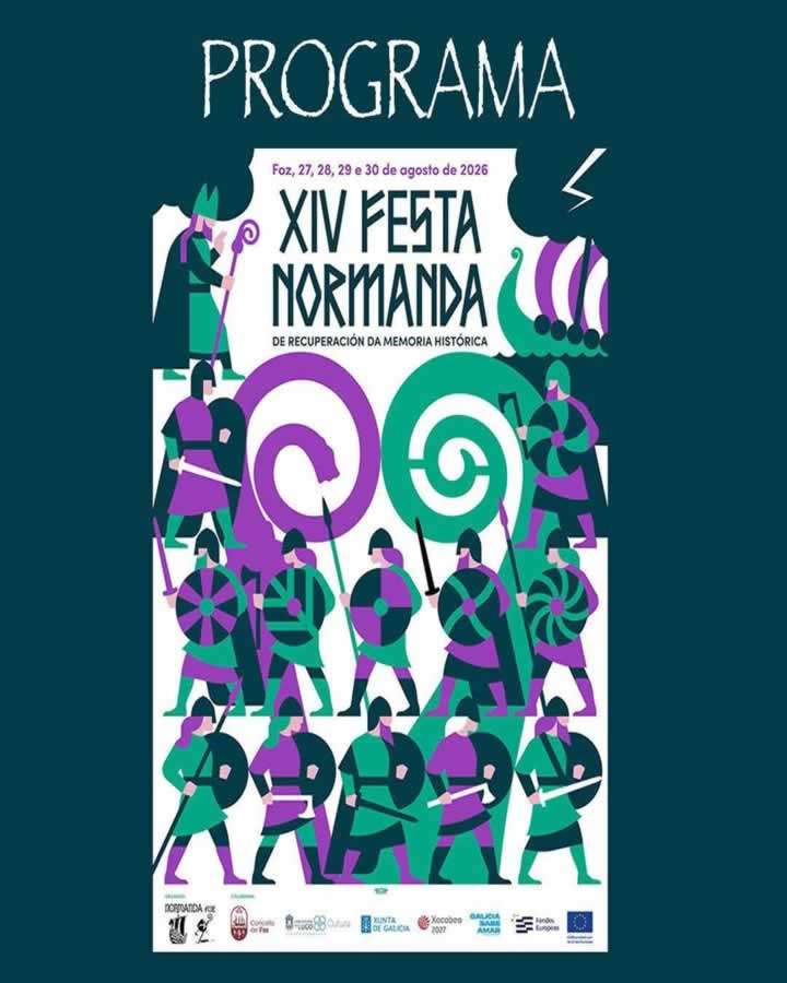 Programación Mercado de la Festa Normanda de Foz 2026