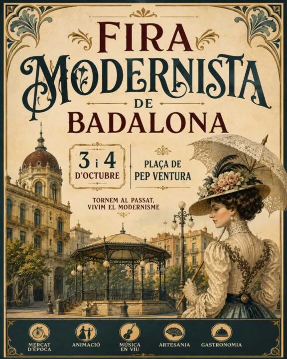 Fira Modernista de Badalona 2026 (Barcelona) 5 Cartel Fira Modernista de Badalona 2026 (Barcelona)