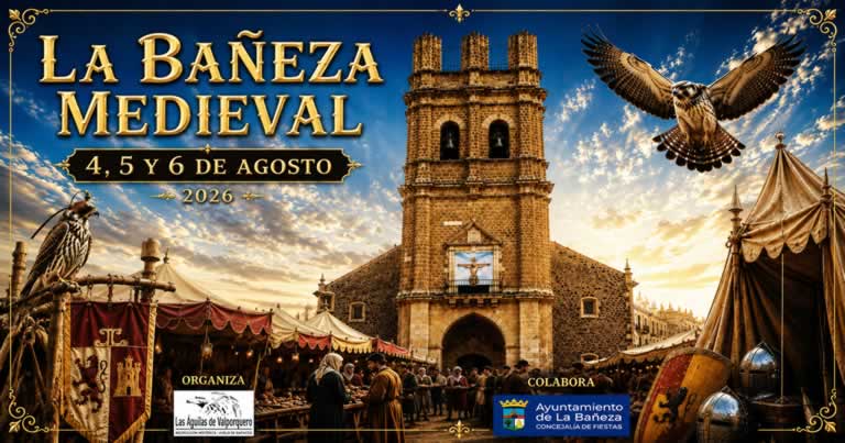 Mercado Medieval de La Bañeza 2026 (León) https://demercadosmedievales.info/mercadomedieval/medieval-de-la-baneza/